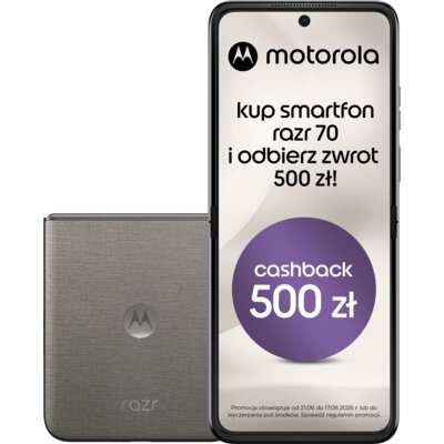 Smartfon MOTOROLA Razr 70 5G 8/256GB 6.9" 120Hz Szary