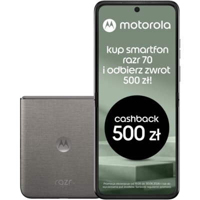 Smartfon MOTOROLA Razr 70 5G 8/256GB 6.9" 120Hz Szary