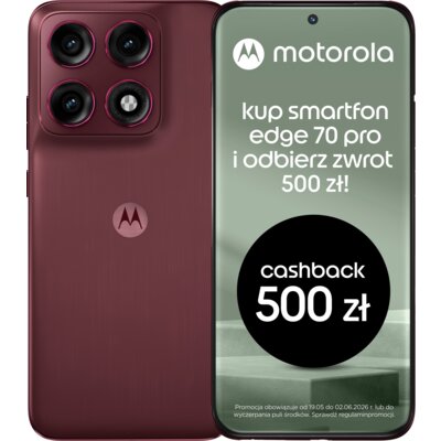 Smartfon MOTOROLA Edge 70 Pro 5G 8/256GB 6.78" 144Hz Bordowy