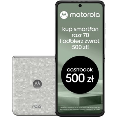 Smartfon MOTOROLA Razr 70 5G 8/256GB 6.9" 120Hz Perłowy