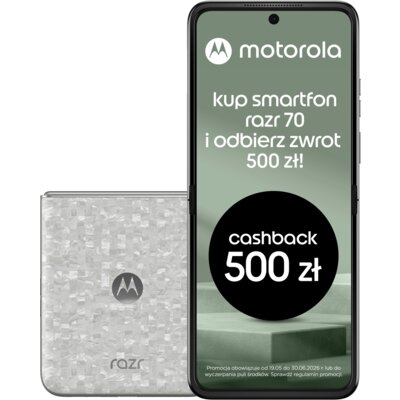 Smartfon MOTOROLA Razr 70 5G 8/256GB 6.9" 120Hz Perłowy