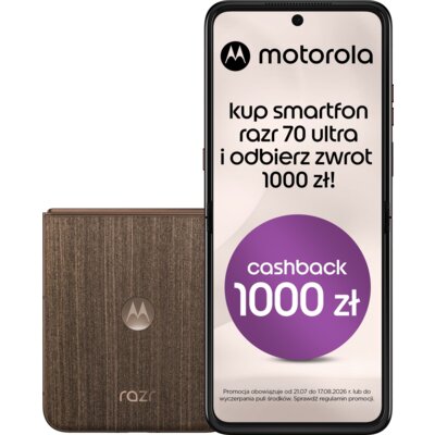 Smartfon MOTOROLA Razr 70 Ultra 5G 16/512GB 6.96" 165Hz Drewniany