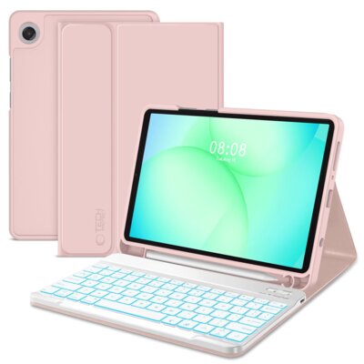 Etui na Galaxy Tab A9/A11 8.7 TECH-PROTECT SC Pen Różowy Klawiatura