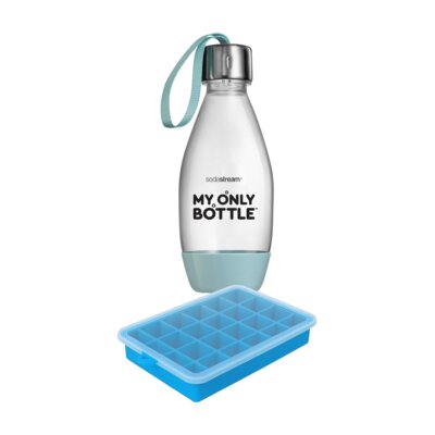 Butelka SODASTREAM My Only Bottle Miętowa + Foremka do lodu Cleanbottle Niebieski 24 kostki