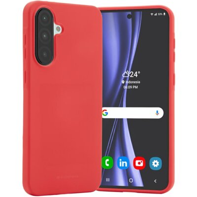 Etui MERCURY Soft do Samsung Galaxy A56 Czerwony
