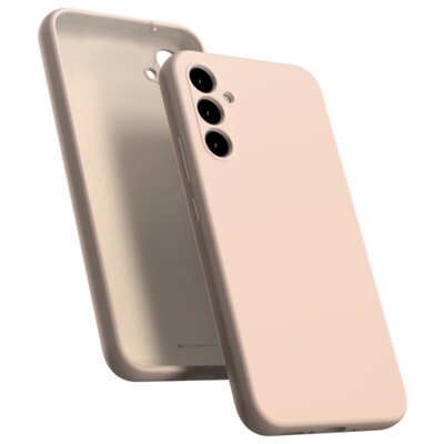 Etui MERCURY Silicone do Samsung Galaxy A34 5G Różowo-piaskowy
