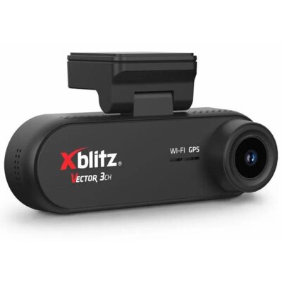Wideorejestrator XBLITZ Vector 3CH GPS, WiFi, Kamera tylna