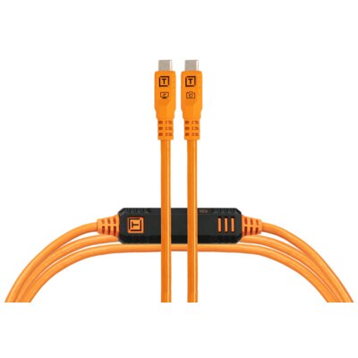Kabel do tetheringu USB-C - USB-C TETHER TOOLS Pro 3 m 10 Gb/s Pomarańczowy z tetherboost