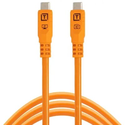 Kabel do tetheringu USB-C - USB-C TETHER TOOLS Pro 3 m 10 Gb/s Pomarańczowy