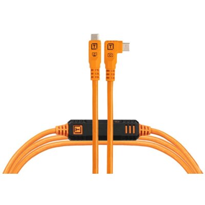 Kabel do tetheringu USB-C - USB-C TETHER TOOLS Pro 4.6 m 10 Gb/s Pomarańczowy