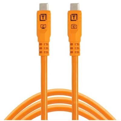 Kabel do tetheringu USB-C - USB-C TETHER TOOLS TetherPro Optima 1.8m 10 Gb/s Pomarańczowy