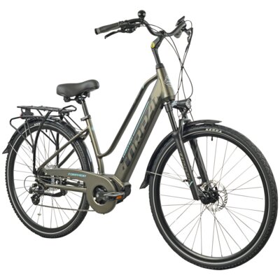 Rower elektryczny TORPADO Altea D19 28 cali Brązowy mat