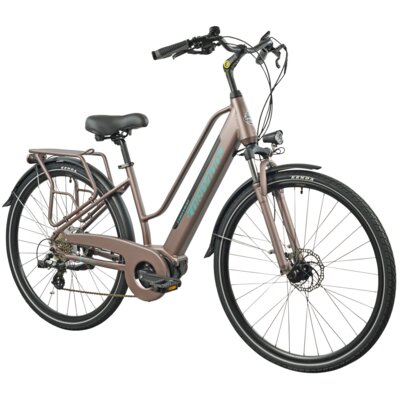 Rower elektryczny TORPADO Altea D17 28 cali Brązowy