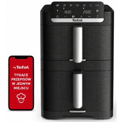 Air Fryer Frytkownica beztłuszczowa TEFAL EY7568E0 Easy Fry Stack 10l z podwójnym koszem