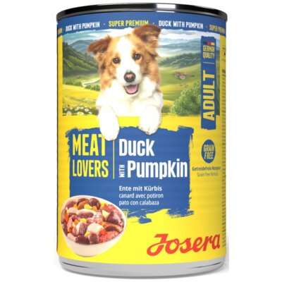 Karma dla psa JOSERA Meatlovers Adult Menu Kaczka z dynią 400 g