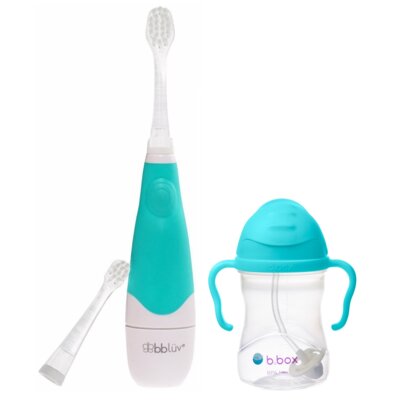 Szczoteczka soniczna BBLÜV Sonik + bidon B.BOX 240 ml Lazurowy
