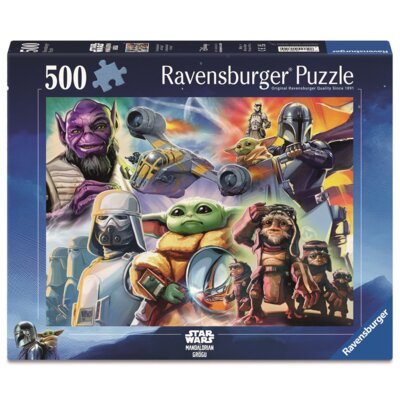 Puzzle RAVENSBURGER Star Wars Mandalorian i Grogu 12001812 (500 elementów)
