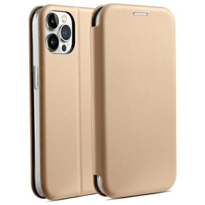 Etui BELINE Book Magnetic do Apple iPhone 15 Pro Złoty