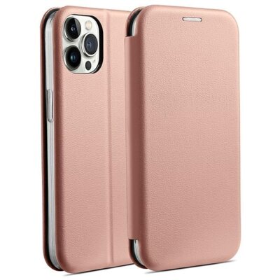 Etui BELINE Book Magnetic do Apple iPhone 15 Pro Różowo-złoty