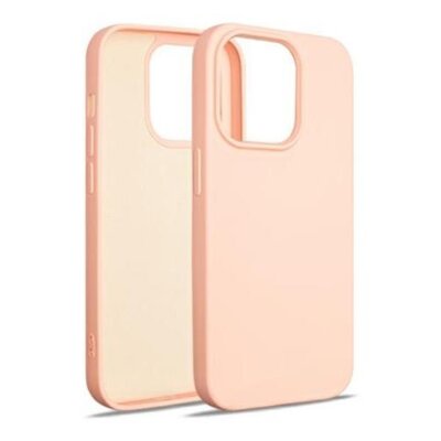 Etui BELINE Silicone do Apple iPhone 15 Pro Różowo-złoty