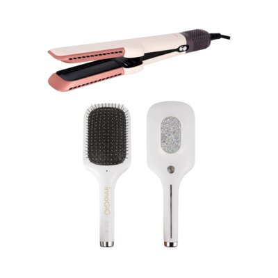 Aeroprostownica INNOGIO Gioperfect Hair GIO-740 140 stopni + Szczotka do włosów INNOGIO Gioperfect Hairbrush GIO-745