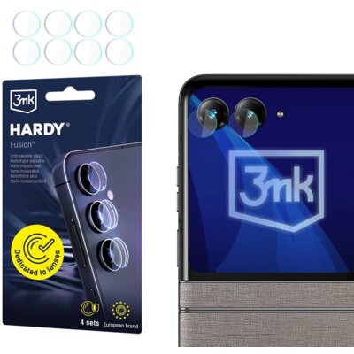 Szkło hybrydowe na obiektyw 3MK Hardy Fusion Lens Protection do Motorola Razr 70 Plus/70 Ultra (4 szt.)