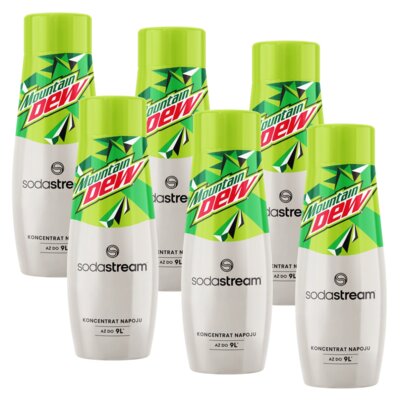 Syrop do saturatorów SODASTREAM Mountain Dew 6 x 440 ml