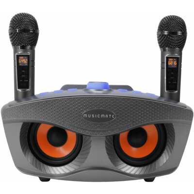 Power audio MUSICMATE MM-SK70-GR SingOwl Mikrofon Głośnik Karaoke