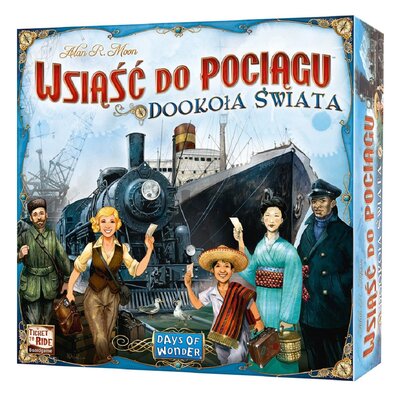 Gra planszowa REBEL Wsiąść do Pociągu Dookoła Świata 102320