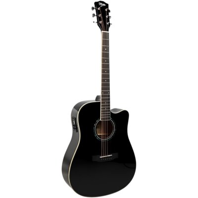 Gitara elektroakustyczna V-TONE Veag1 CE BK 4 Czarny