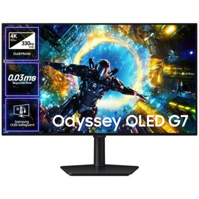 Monitor SAMSUNG Odyssey G7 LS32HG730SUXEN 31.5" 3840x2160px OLED 330Hz 0.03 ms [GTG]
