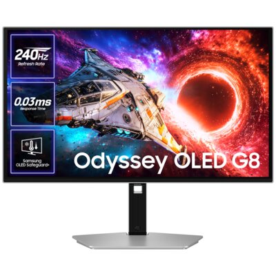 Monitor SAMSUNG Odyssey G8 LS27HG800SUXEN 27" 3840x2160px QD-OLED 240Hz 0.03 ms [GTG]