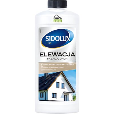 Preparat do czyszczenia elewacji, fasady i dachu SIDOLUX Dom i ogród 1 L