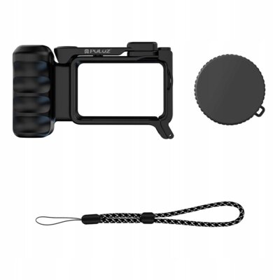 Ramka montażowa PULUZ PU1096B + Dekielek + Pasek do DJI Osmo Action 6