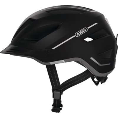 Kask rowerowy ABUS Pedelec 2.0 Velvet Czarny Miejski z lampką (rozmiar L)