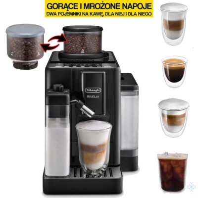 Ekspres DELONGHI EXAM420.55.BXL RIVELIA START Czarny