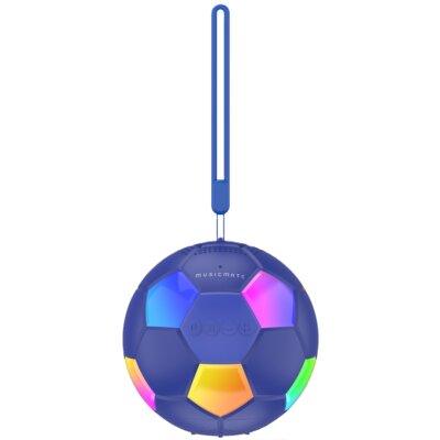 Głośnik mobilny MUSICMATE MM-SB40-N FootballWave LED Radio FM Niebieski