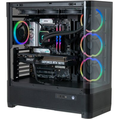 Komputer MAD DOG AQUARIUS-A03DR32 R7-9800X3D 32GB RAM 1TB SSD GeForce RTX5070 DLSS 3 Wi-Fi