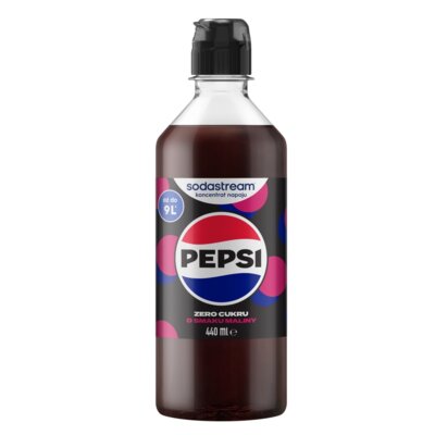 Syrop SODASTREAM Pepsi Zero Cukru Malinowy 440 ml