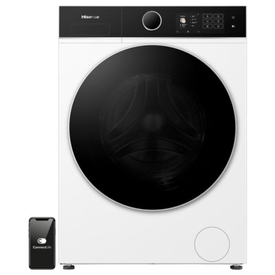 Pralko-suszarka HISENSE Seria 5i WD5I8043BWF, iJet, iFit, 8/5kg, AllergyCare, Pierz i susz w 49', WIFI ConnectLife