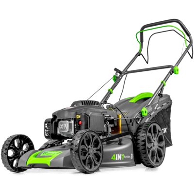 Kosiarka spalinowa WUBER W09101 z napędem, 51 cm, 196 cm3, 3.5 kW, mulczowanie, kosz 70 L, silnik Loncin