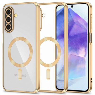 Etui TECH-PROTECT MagFlex MagSafe do Samsung Galaxy A27 5G Przezroczysto-złoty