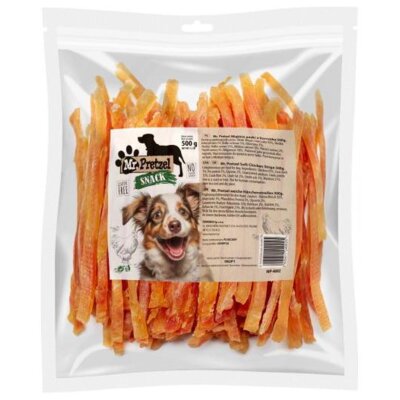 Przysmak dla psa MR. PRETZEL Miękkie paski z kurczaka 500 g
