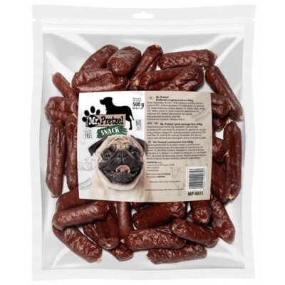 Przysmak dla psa MR. PRETZEL Kiełbaski z jagnięciną 500 g