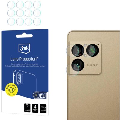 Szkło hybrydowe na obiektyw 3MK Lens Protection do Sony Xperia 1 VIII (4 szt.)