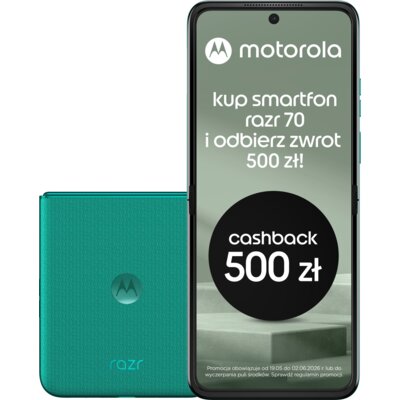 Smartfon MOTOROLA Razr 70 5G 8/256GB 6.9" 120Hz Zielony