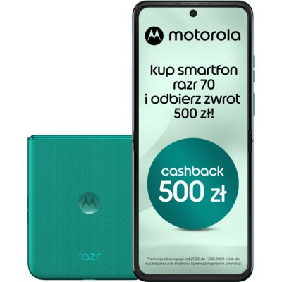 Smartfon MOTOROLA Razr 70 5G 8/256GB 6.9" 120Hz Zielony