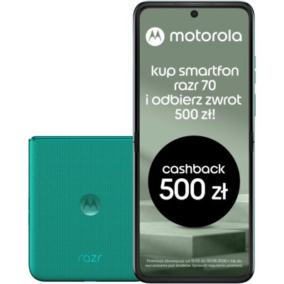 Smartfon MOTOROLA Razr 70 5G 8/256GB 6.9" 120Hz Zielony