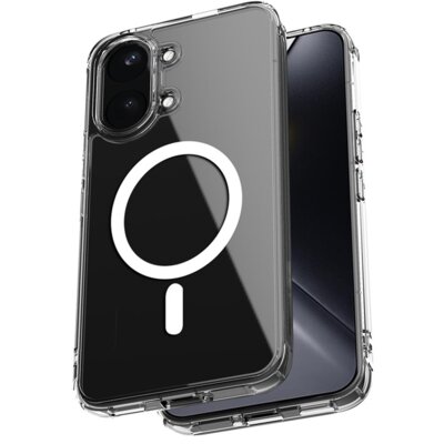Etui CRONG Hybrid Clear Magnetic MagSafe do Xiaomi POCO X8 Pro Max 5G Przezroczysty