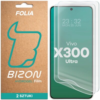 Folia hydrożelowa BIZON Film Hydrogel Front Duo do Vivo X300 Ultra (2 szt.)